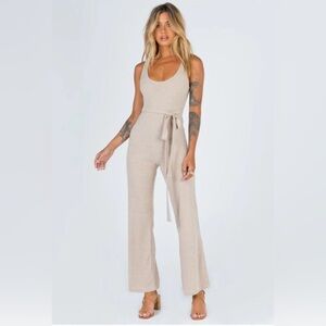 Princess Polly Callie Jumpsuit Beige 🤍 NWT